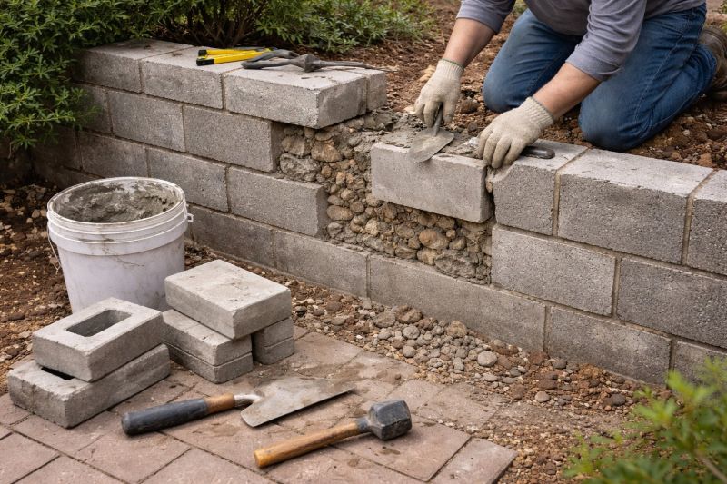 Block Wall Repair in Metamora, IL