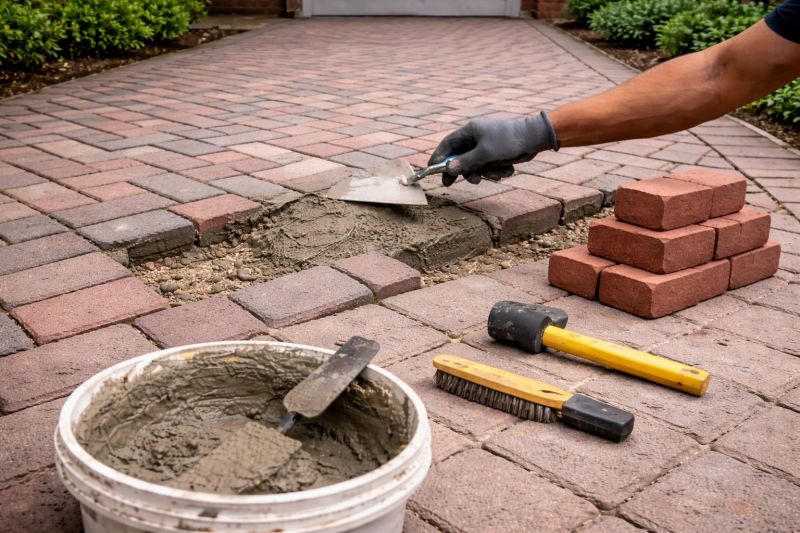 Brick Flatwork Repair in Princeville, IL