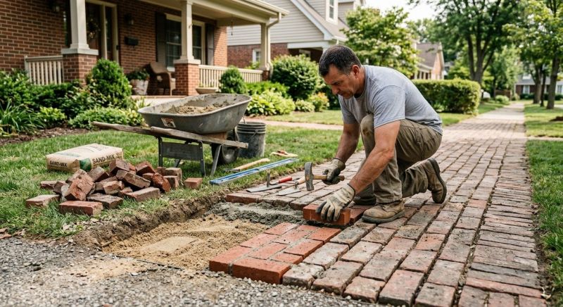 Brick Flatwork Repair in South Pekin, IL