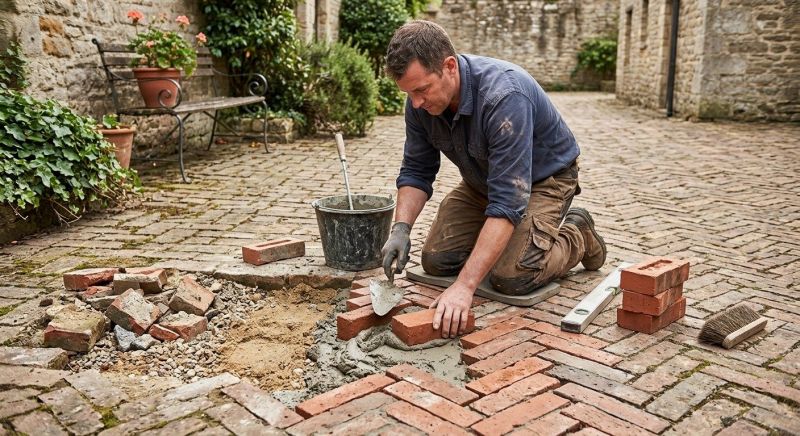 Brick Floor Repair in Peoria, IL