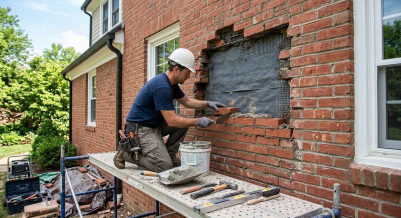 Brick Masonry Repair in Canton, IL