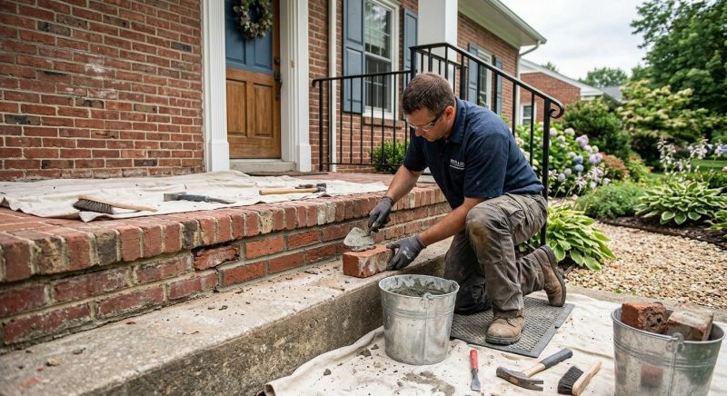 Brick Stairs Repair in Canton, IL