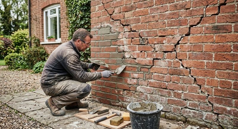 Brick Wall Repair in Tazewell County, IL