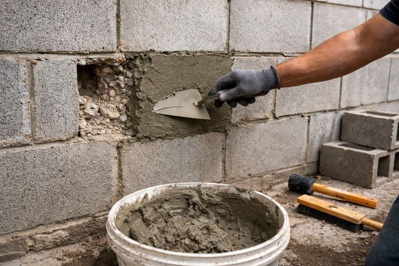 Concrete Block Repair in Princeville, IL
