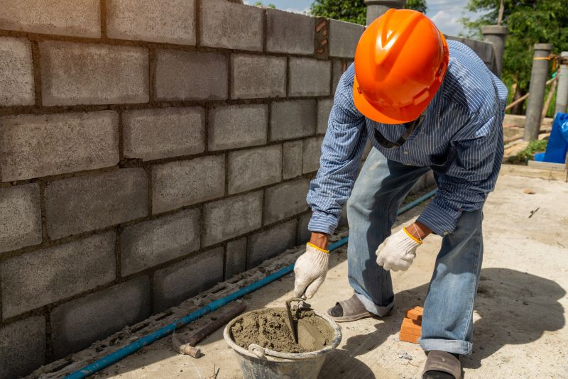 Concrete Block Wall Repair in Peoria, IL