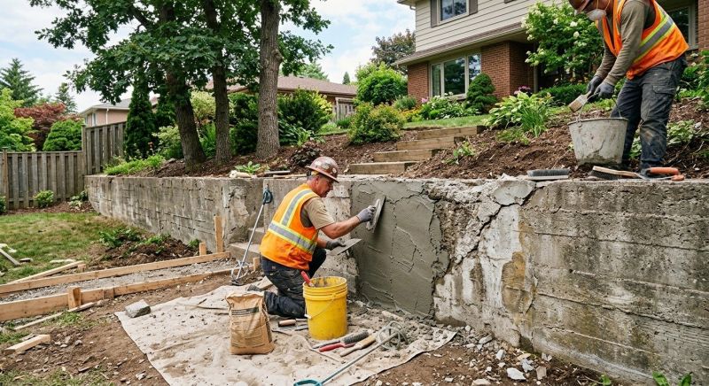 Retaining Wall Repair in Peoria, IL
