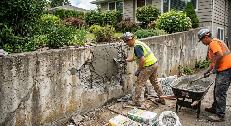 Retaining Wall Repair in Washington, IL