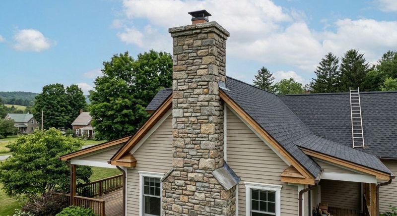 Stone Chimney Installation in Chillicothe, IL