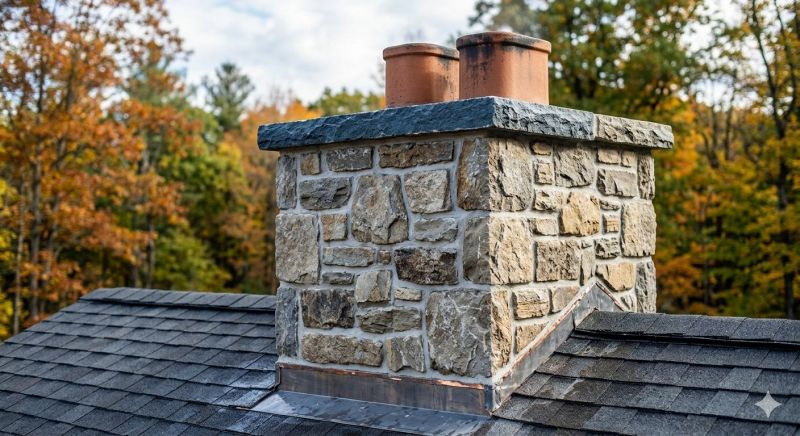 Stone Chimney Installation in East Peoria, IL