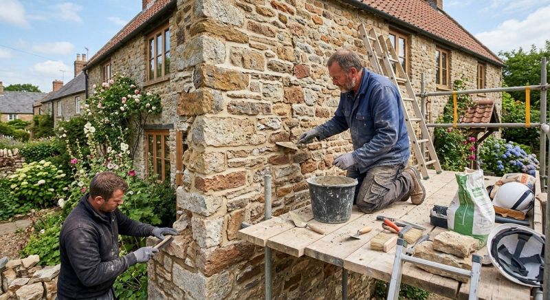 Stone Masonry Repair in Tazewell County, IL