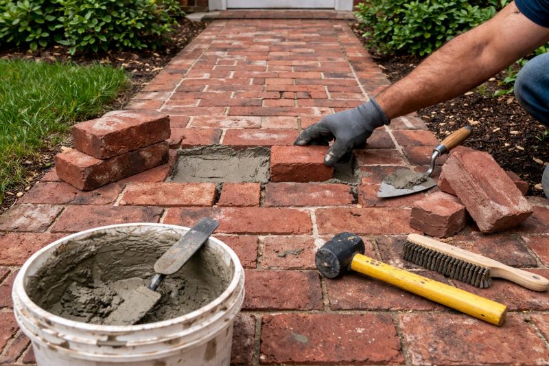 Stone Walkway Repair in Peoria, IL