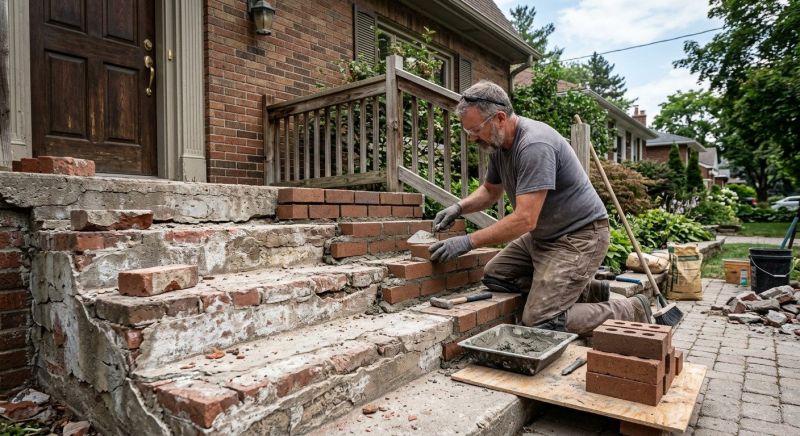 Stonework Repair in Peoria County, IL